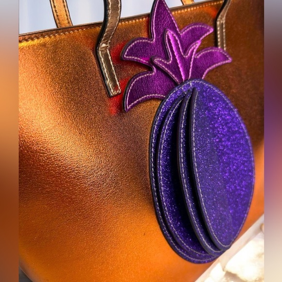 Gucci Orange and Purple Tote Bag - Picture 7 of 14